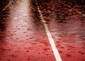 Race Rained Out Royalty Free Stock Photo