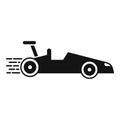 Race speed car icon simple vector. Car meter scale Royalty Free Stock Photo
