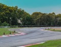 Race track curve Royalty Free Stock Photo