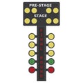 race track lights. Vector illustration decorative design Royalty Free Stock Photo
