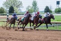 Racecourse - Keeneland Corner 4 Royalty Free Stock Photo