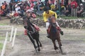 Racehorse rider collided speed in traditional horse