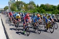 The racers are on Bila Tserkva stage of International road race Tour of Ukraine 2017