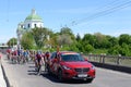 The racers are on Bila Tserkva stage of International road race Tour of Ukraine 2017