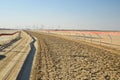 Racetrack for Camel Race in Dubai Royalty Free Stock Photo