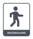 racewalking icon in trendy design style. racewalking icon isolated on white background. racewalking vector icon simple and modern