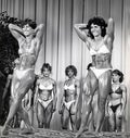 Rachel McLish and Laura Combes Compete at Ms Olympia Bodybuilding Contest in 1981