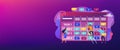 RACI matrix concept banner header.