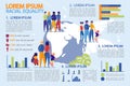 Racial Equality, Anti Discrimination Infographic.