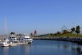 Racine Breakwater Light  602889 Royalty Free Stock Photo