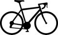 Racing bike icon