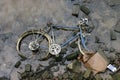 Racing Bike in River Royalty Free Stock Photo