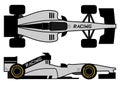 Racing car design Royalty Free Stock Photo
