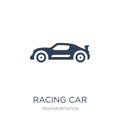racing car icon in trendy design style. racing car icon isolated on white background. racing car vector icon simple and modern Royalty Free Stock Photo
