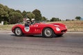 Racing car Maserati 150S 1955 in classic race Mille Miglia, in Forlimpopoli, FC, Italy