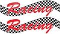 Racing Checked Flag - Motorsport Transparent Illustrations Royalty Free Stock Photo