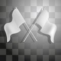 Racing checkered background with white flags Royalty Free Stock Photo