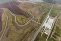 Racing circuit , aerial view
