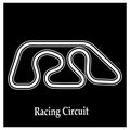 Racing circuit icon