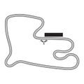 racing circuit. Vector illustration decorative design