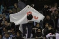 Racing Club fans celebrate the relegation of their rival Independiente Royalty Free Stock Photo