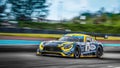 Racing driver Josef Kluber driving a Mercedes AMG Royalty Free Stock Photo