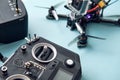 Racing drone. Fpv high-speed racing drone. Hobby Royalty Free Stock Photo