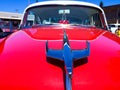 Racing with Eagles shown with this vintage hood ornament