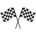 Racing Flag, Checkered Flag Vector Royalty Free Stock Photo