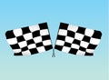 Racing Flags Royalty Free Stock Photo