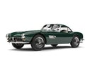 Racing green vintage sports car