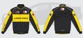 Racing jacket colorful mockup template hoodie car motorcycle