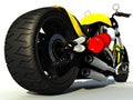 Racing motorbike Royalty Free Stock Photo