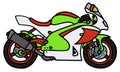 Racing motorbike Royalty Free Stock Photo