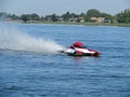 Racing Speed Boat Royalty Free Stock Photo