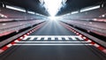 Illuminated race track with motion blur Royalty Free Stock Photo