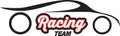 Racing team logo Royalty Free Stock Photo