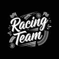 Racing Team Vintage Motorsport Emblem Royalty Free Stock Photo