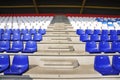 Racing Track Grandstand with empty seats Royalty Free Stock Photo