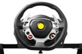 Racing wheel for driving simulator Royalty Free Stock Photo