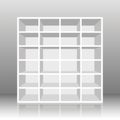Rack Book Shelf White