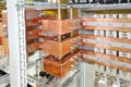 rack of electrical equipment - manufacture of electrical equipment