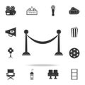 Rack guard rails icon. Set of cinema element icons. Premium quality graphic design. Signs and symbols collection icon for website