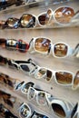 Rack of sunglasses 2 Royalty Free Stock Photo