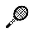 Racket Glyph Vector Icon that can easily edit or modify. Royalty Free Stock Photo