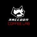 racoon coffee lab brand logotype