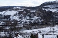 Racos village landscape seen from the Sukosd Bethlen castle