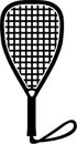Racquetball bat Royalty Free Stock Photo