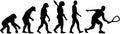 Racquetball evolution Royalty Free Stock Photo