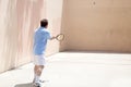 Racquetball Player Royalty Free Stock Photo